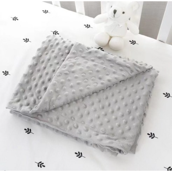 HABABY Huan'an Home Furnishings Magic Bean Fleece Baby Crib Cover Set 1+2 (Light Gray), , large