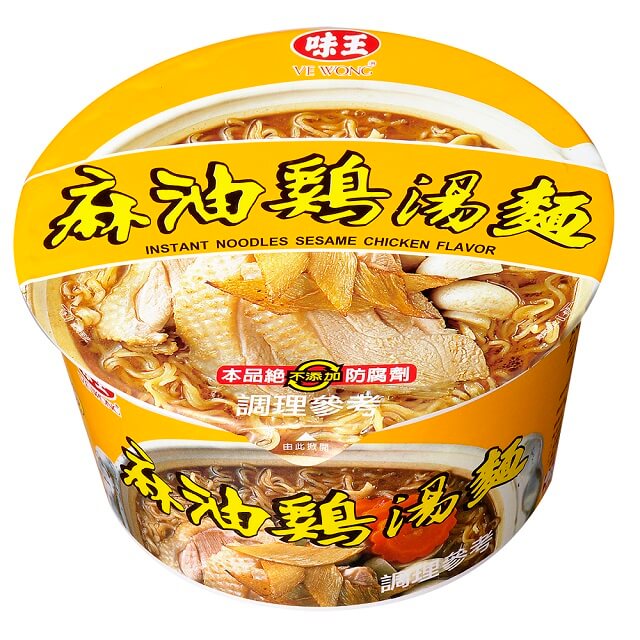 味王麻油雞湯碗麵 85g, , large