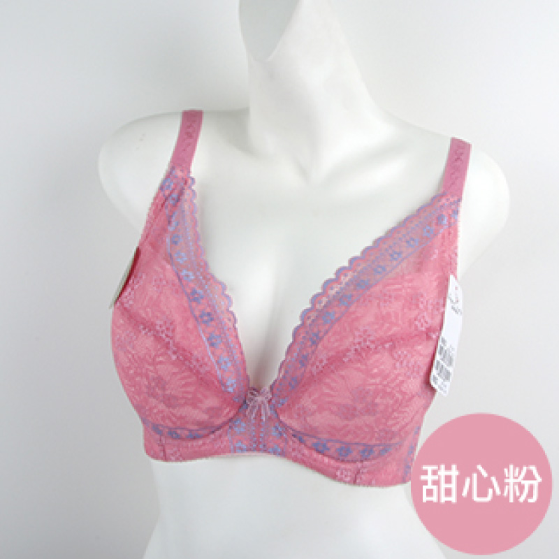 [威妮內衣] 台灣製  有鋼圈 側壓集中 包覆乳 大尺碼 C~G罩杯 8882, , large