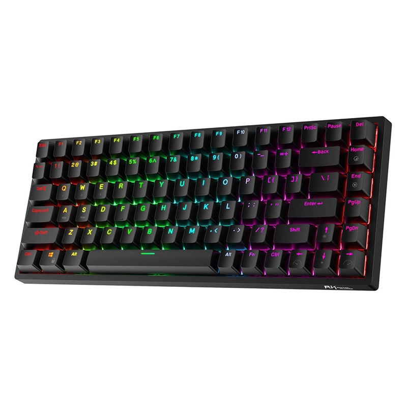 RK 75% 84 key RGB Mechanical Keyboard ( Brown switches ), , large