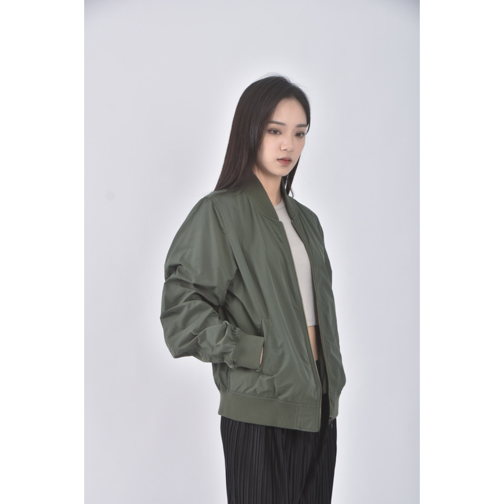 (S) uniqlo質感綠色外套二手衣, , large