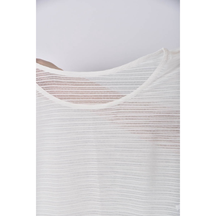 (XL) 微透白色短袖上衣二手衣, , large