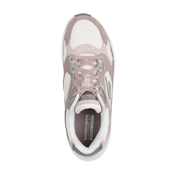 Skechers Go Run Consistent 2.0 女 慢跑鞋 彈力 緩震 白 藕粉 [128630MVE], , large