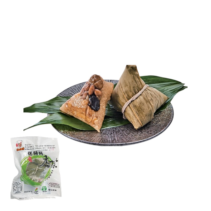 得福-總舖師-招牌栗子素粽(6粒)-冷凍, , large