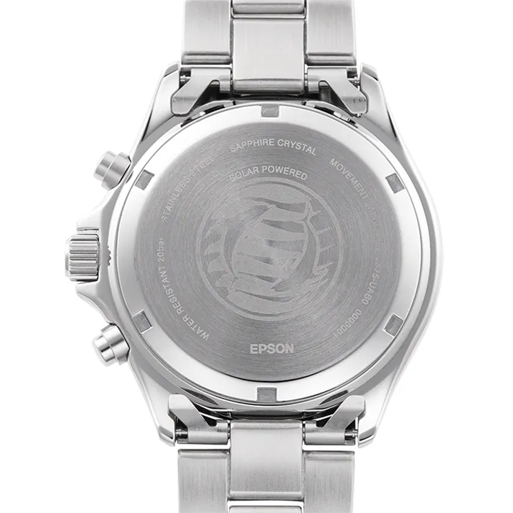 ORIENT 東方錶 Sports 熊貓錶 潛水風格太陽能三眼計時手錶-42.8mm RA-TX0202B, , large