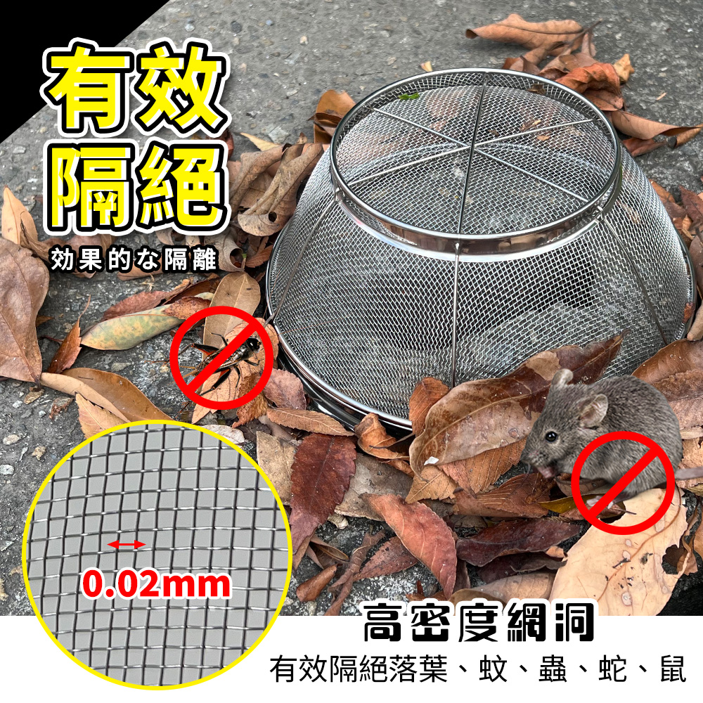 [夢巴黎] 不鏽鋼排水孔蓋 不鏽鋼 排水孔蓋 地漏蓋 排水孔 排水孔濾網 排水 排水罩 防淹水神器 地漏蓋防蟲 防臭地漏蓋, , large