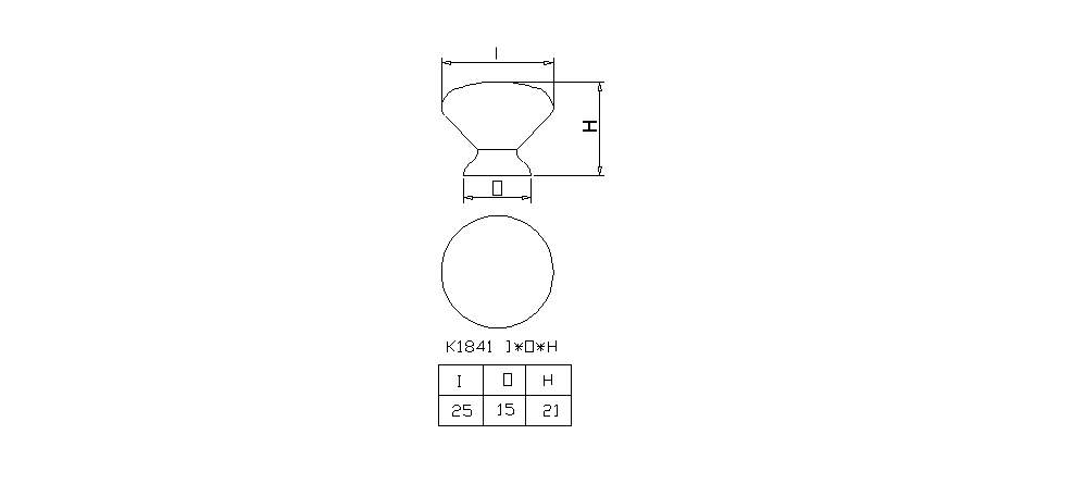 Zinc Knob, , large