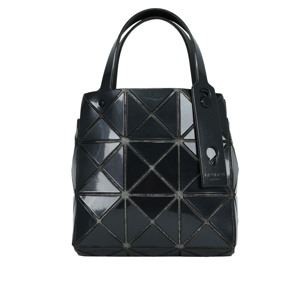 ISSEY MIYAKE BAO BAO CARAT 3X3 亮面手提小方盒/黑色, , large