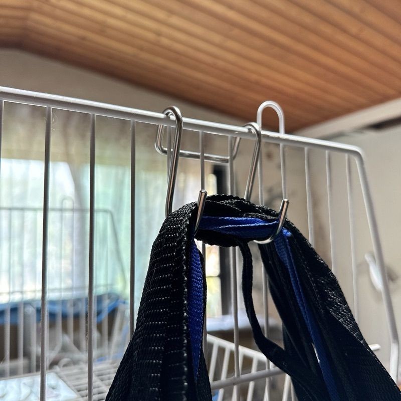 [Beargood sticker] Double S Over-the-Door Hook (304 Stainless Steel), , large