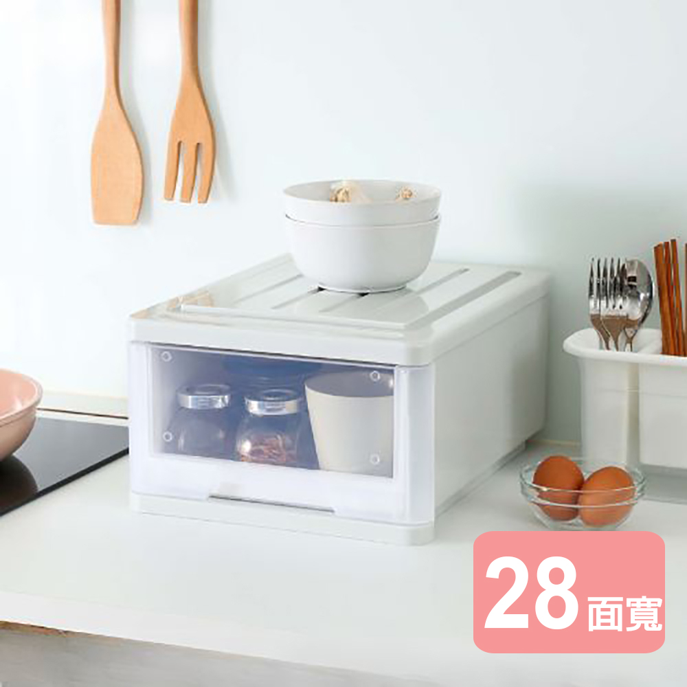 【真心良品】KEYWAY聯府  A+抽屜式收納箱10L-1入, , large