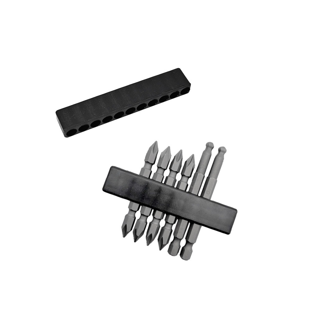 台灣現貨！起子頭收納架 氣動起子頭10PCS固定架 收納條 起子頭架 收納架, , large