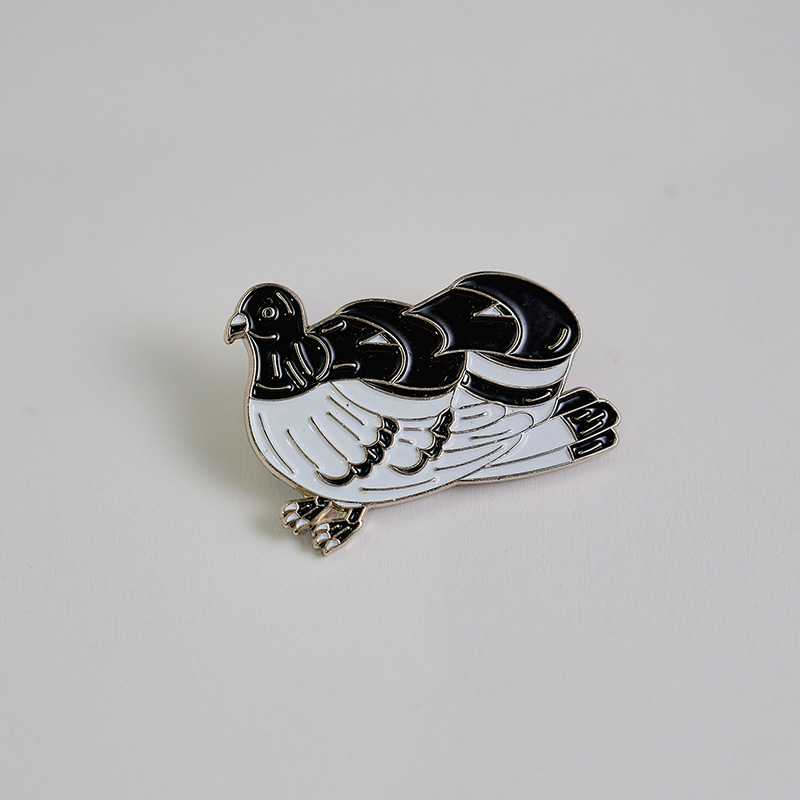 Pigeon Whistle Metal Pin, , large