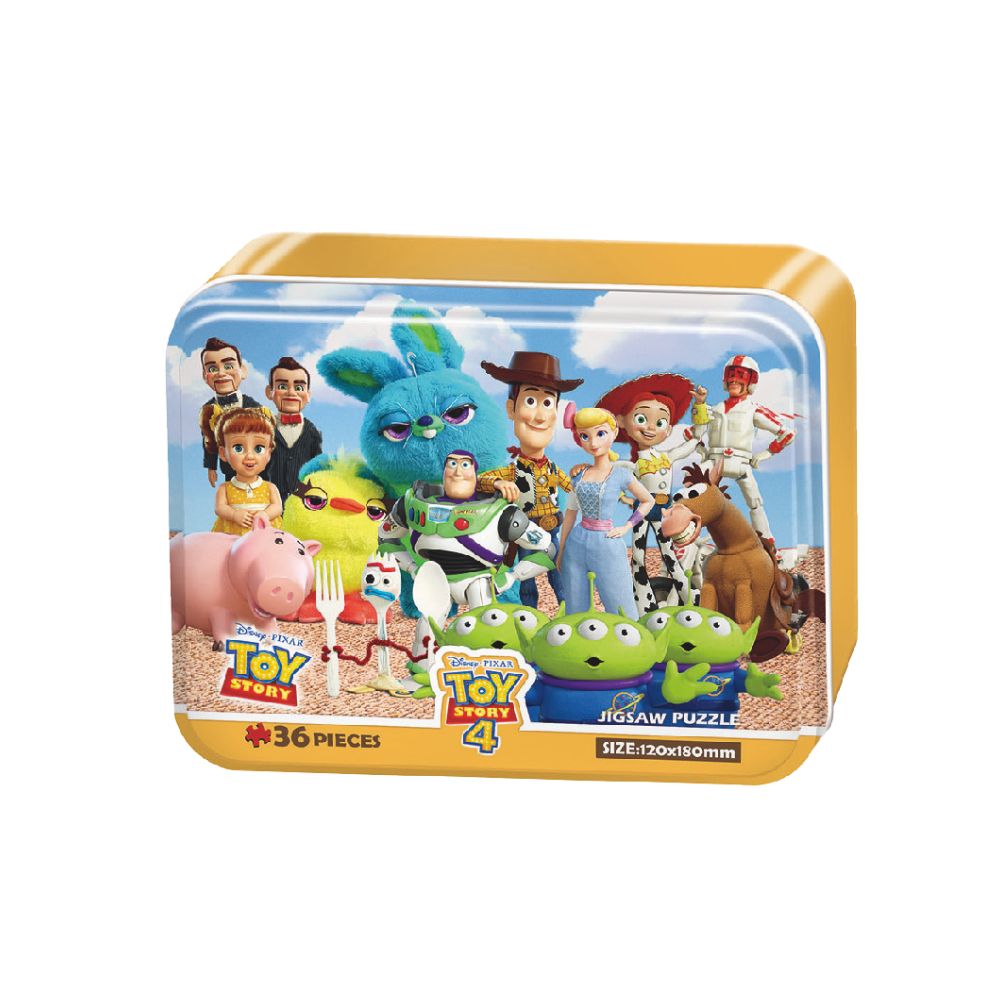 Tin box puzzle 36 pieces, , large