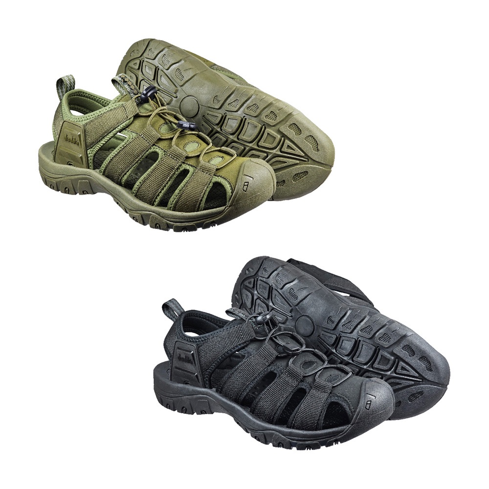 DIADORA迪亞多那 探險者兩棲涼鞋 男鞋 簡約 素色 水陸兩用 好穿脫 彈性 減震 吸衝 耐磨 耐用 止滑 綠 黑