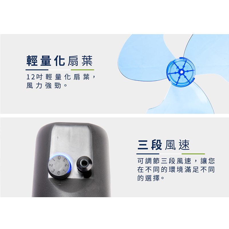 【樂活不露】12吋工業扇 【沙色】  電風扇 靜音風扇 工業扇 360度擺頭 三段風速, , large