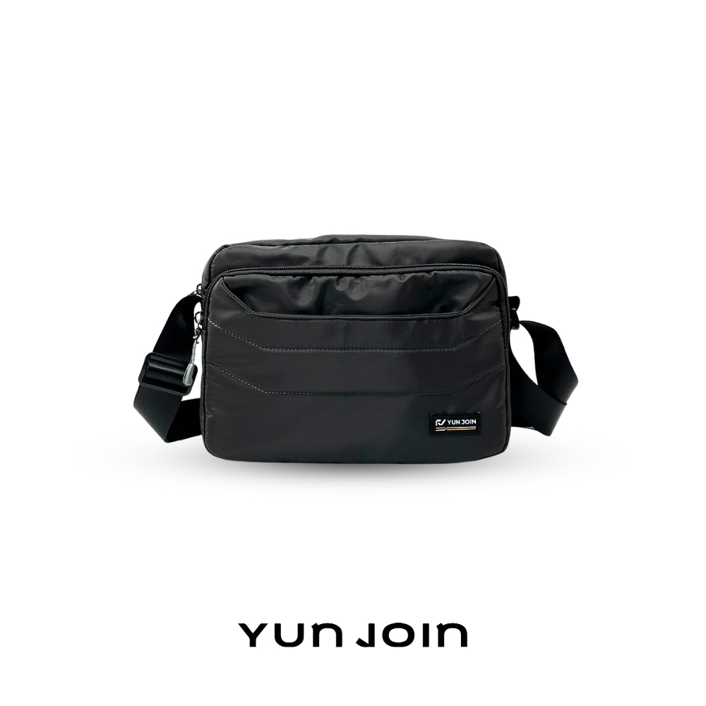 【YUNJOIN】Tech Horizontal Multi-Layer Crossbody Bag, , large