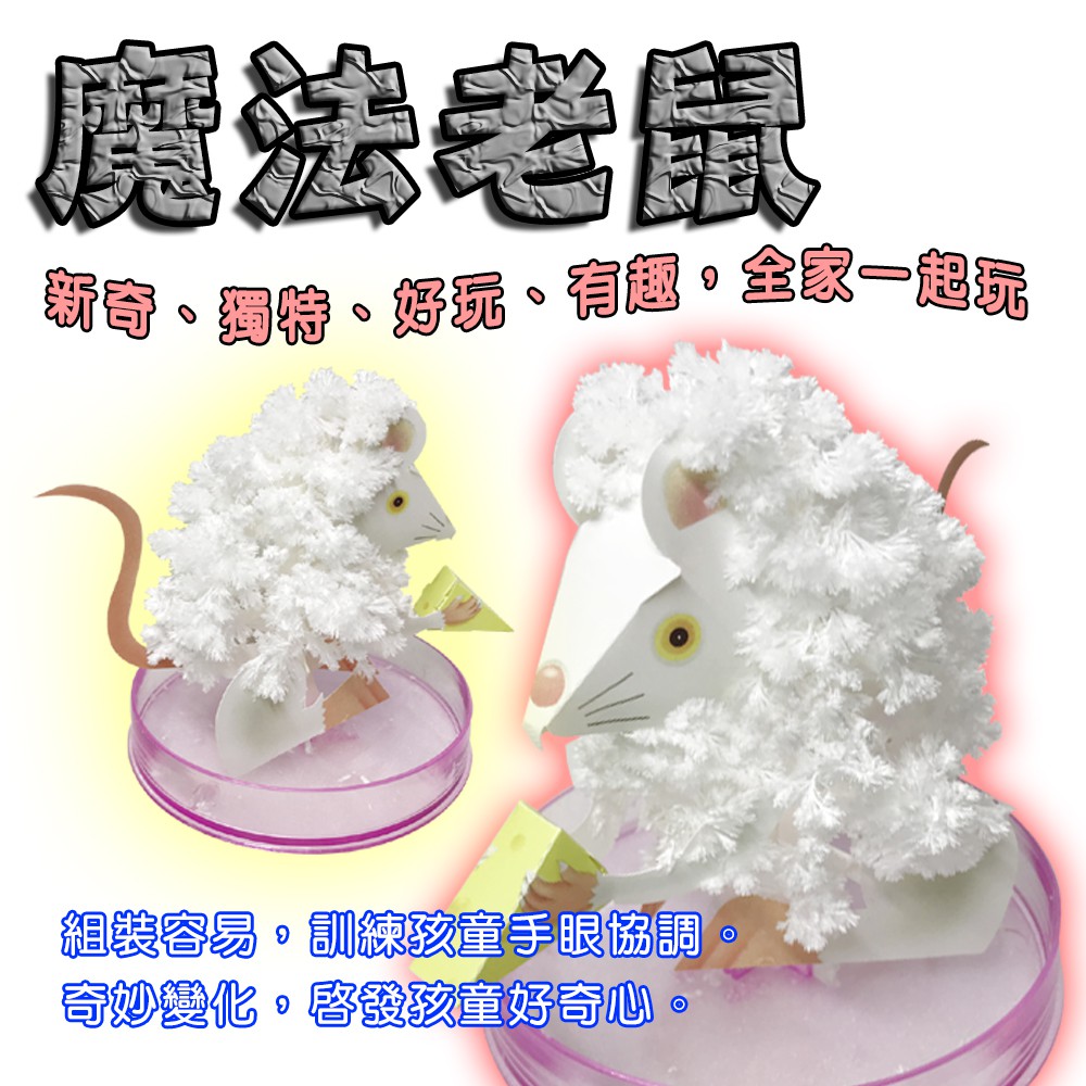 金德恩 GS MALL 台灣製造 魔法成長錢鼠 魔法開花鼠 成長鼠 錢鼠 神奇錢鼠 紙花 開花鼠 裝飾樹 開花樹, , large