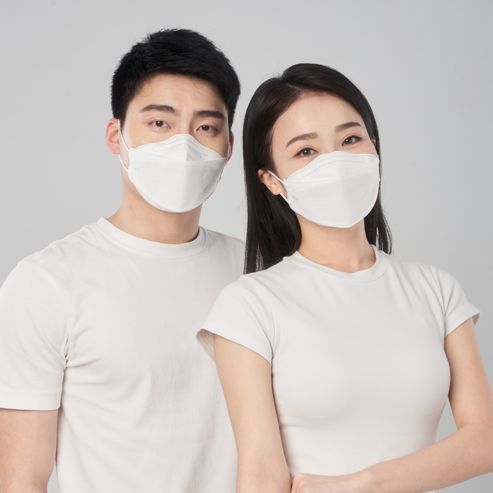 【DRX達特世】FFP2醫用4D口罩- 冰晶白-兒童/20入, , large