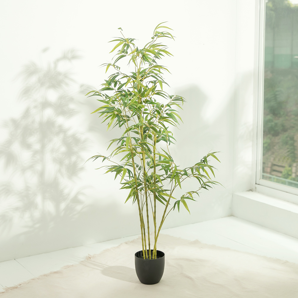 【YU Living】仿真竹盆栽 人造樹盆栽-150CM, , large