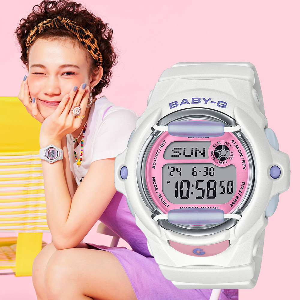 CASIO 卡西歐 BABY-G 加勒比海熱帶海灘手錶 BG-169PB-7, , large