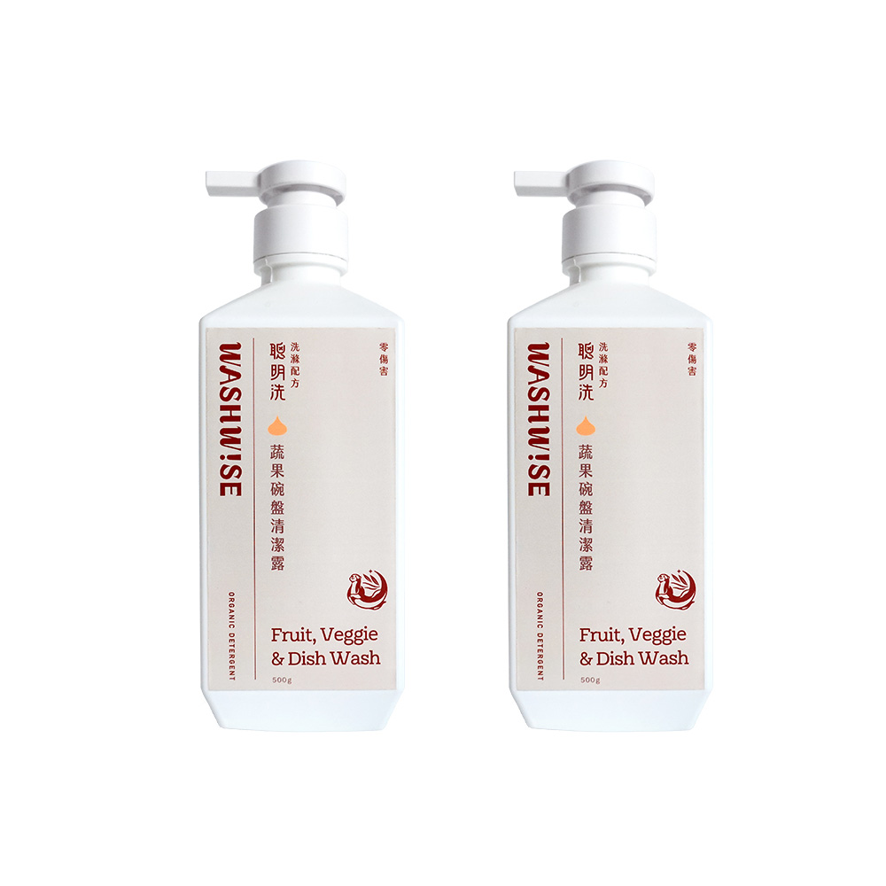 WASHWISE Fruit, Veggie & Dish Wash 500g, , large