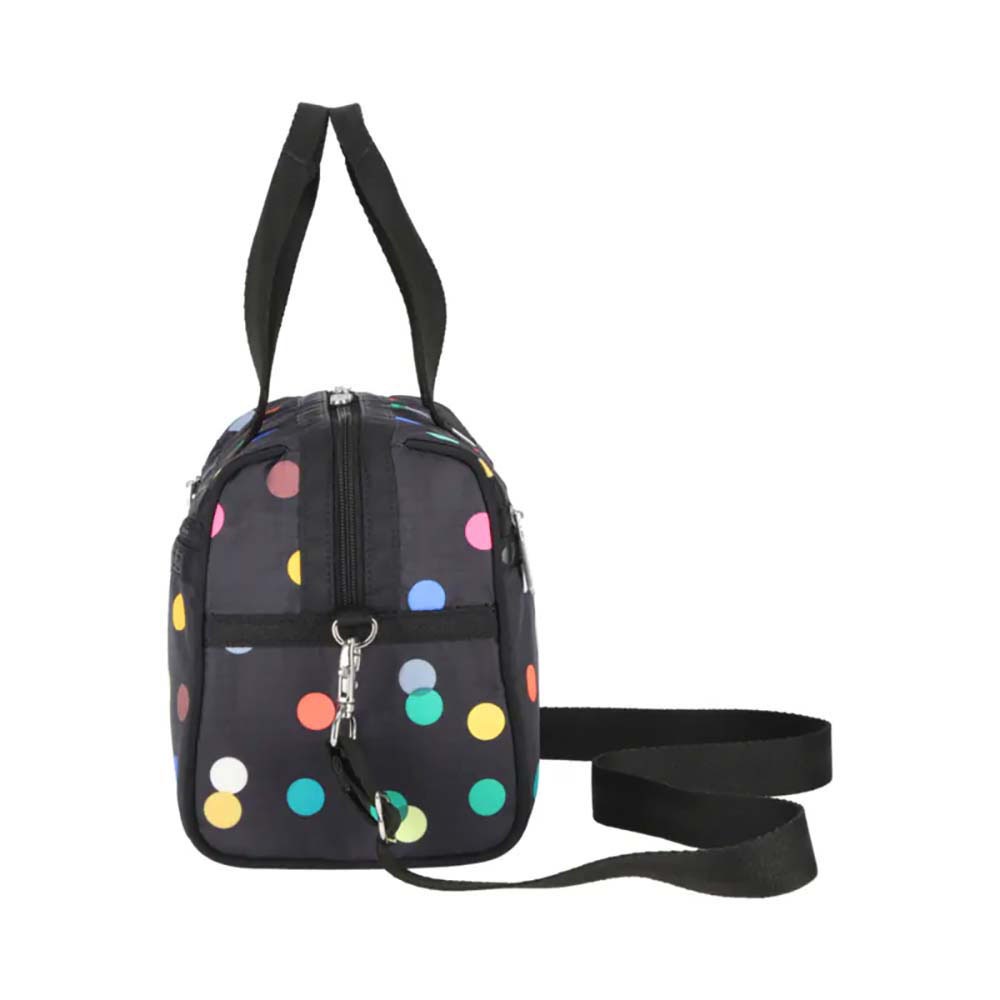 LeSportsac Everyday Sm Satchel 旅行包 日常兩用包/ 漂浮氣球 黑色, , large