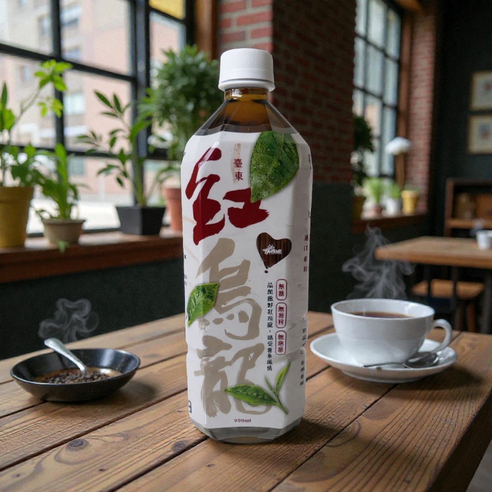 Red Oolong Tea 900ml (Pack of 12), , large