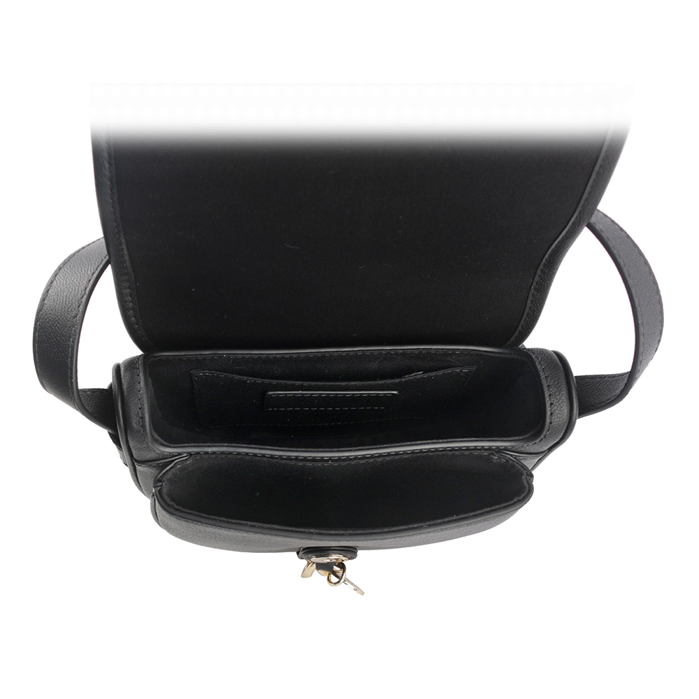 SEE BY CHLOE MARA BAG 牛皮小款斜背馬鞍包/黑色, , large