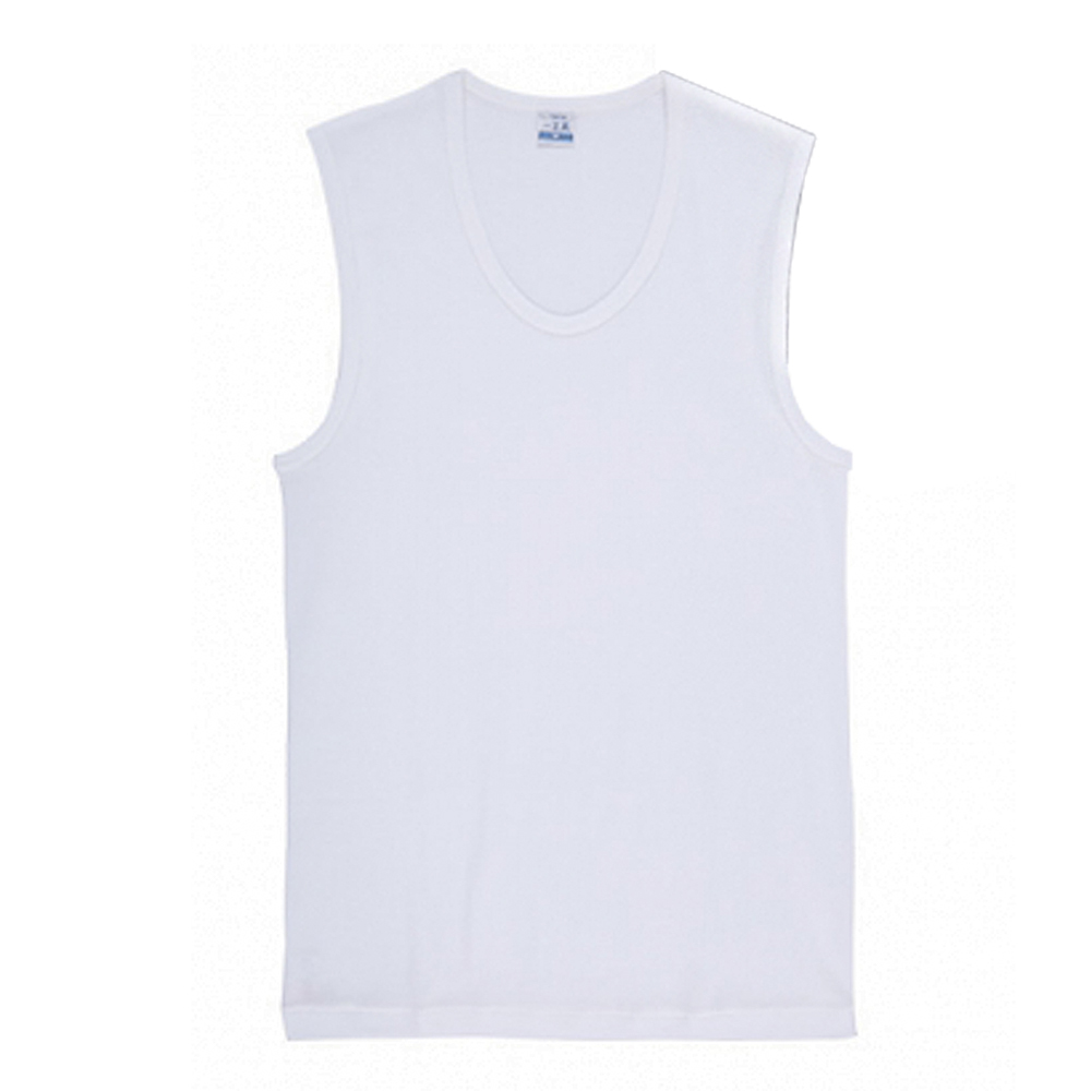 男用寬肩背心-白-7202-L-3件, , large