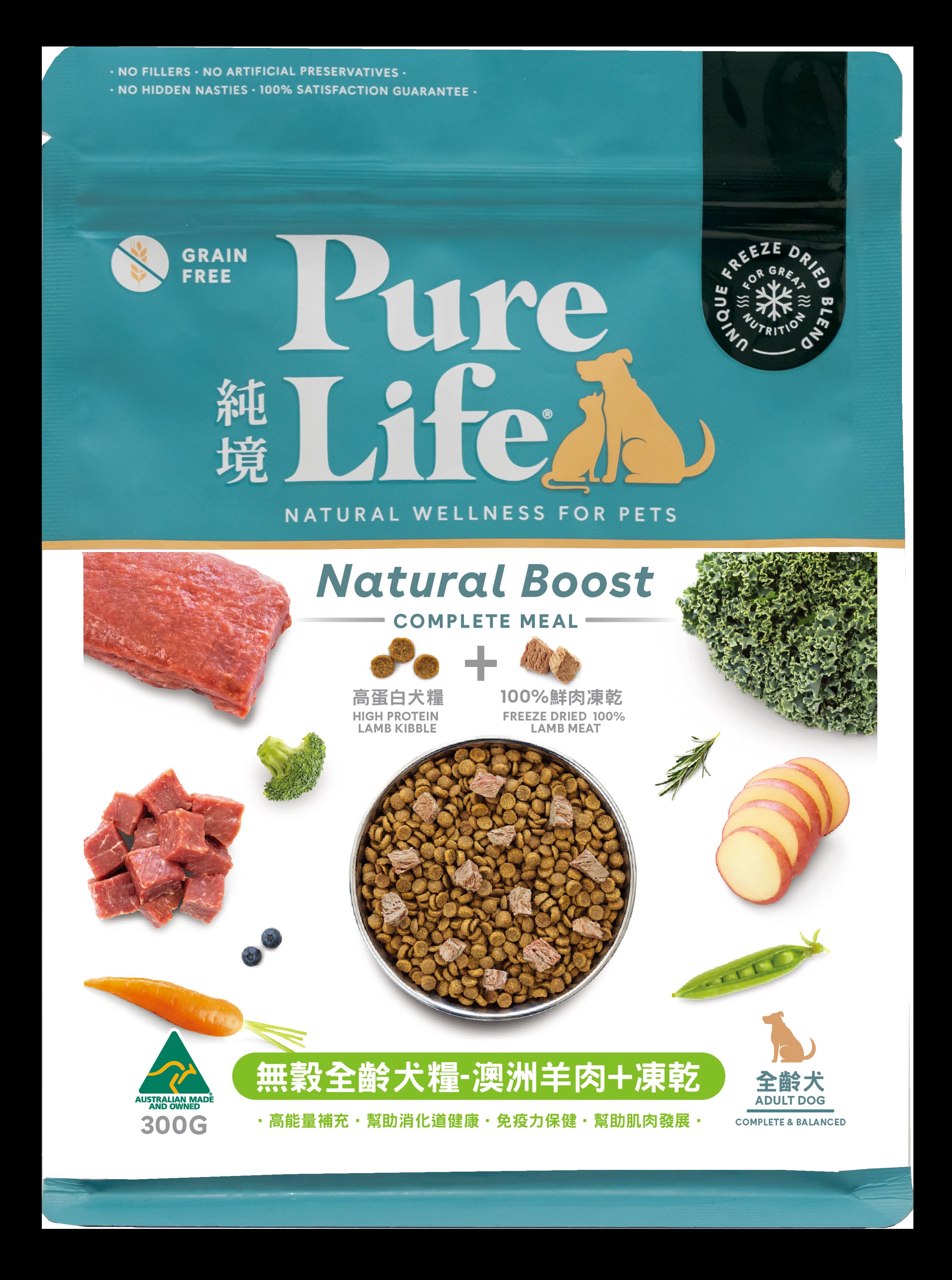 【拉拉寵物小舖】澳洲 純境 狗飼料 無穀 單一肉源, , large