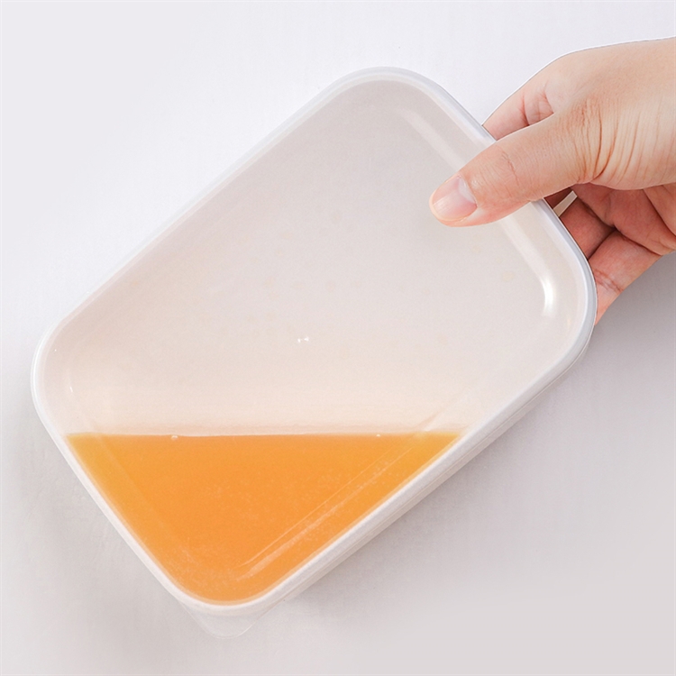 Pure white food storage container, 700ml, , large