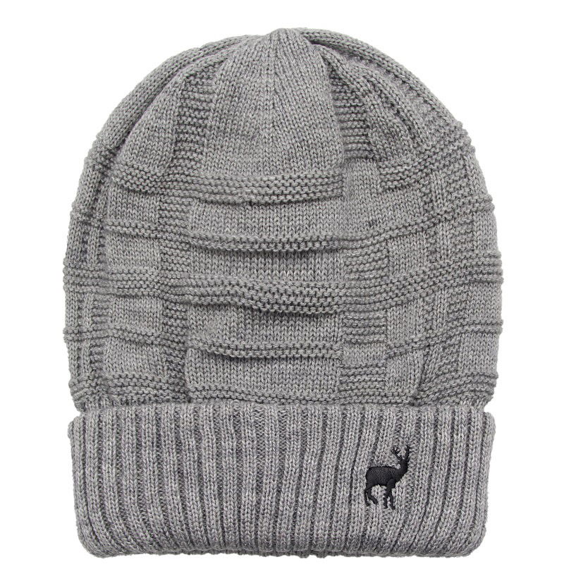 CB石墨烯刺繡雙層反摺帽, , large