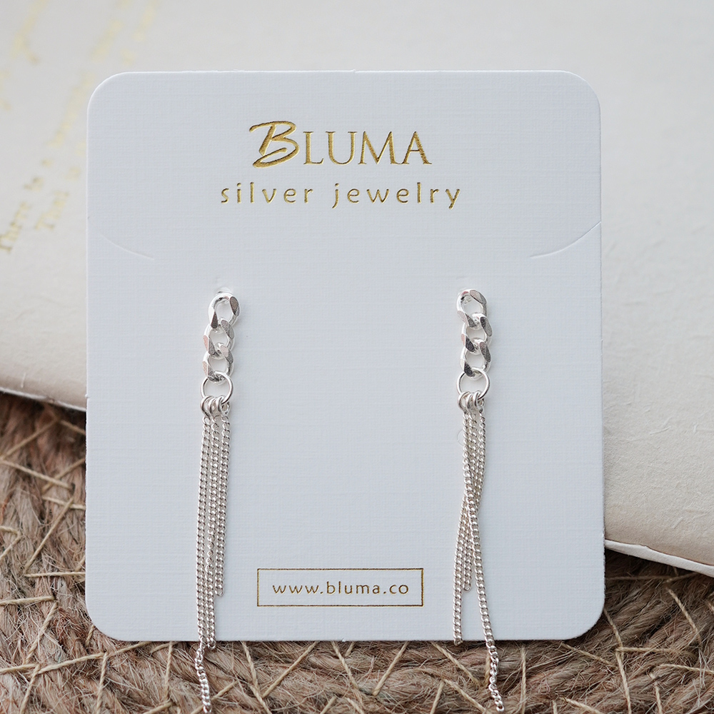 Tassel Sterling Silver Earrings