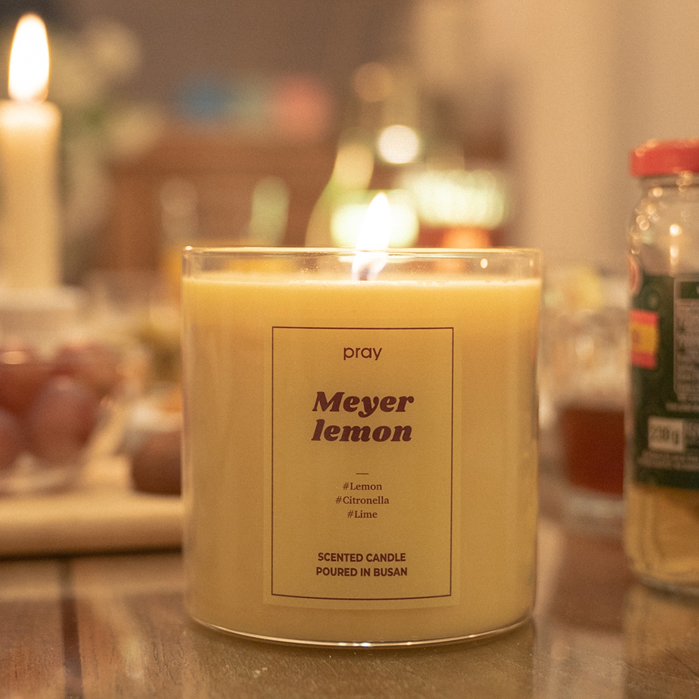 PRAY Classic Candle-Meyer Lemon, , large