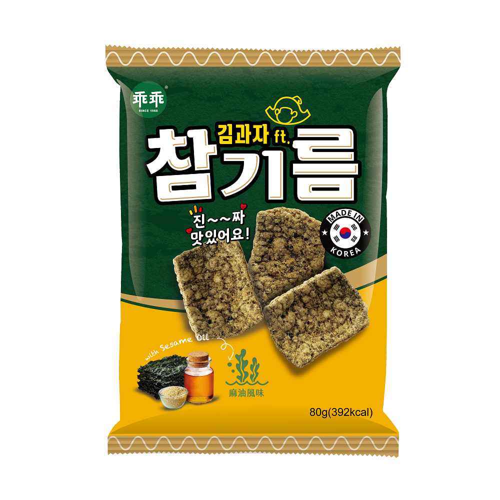 乖乖海苔餅乾-麻油風味, , large
