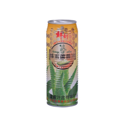 鮮剖蜂蜜蘆薈汁CAN520ml, , large