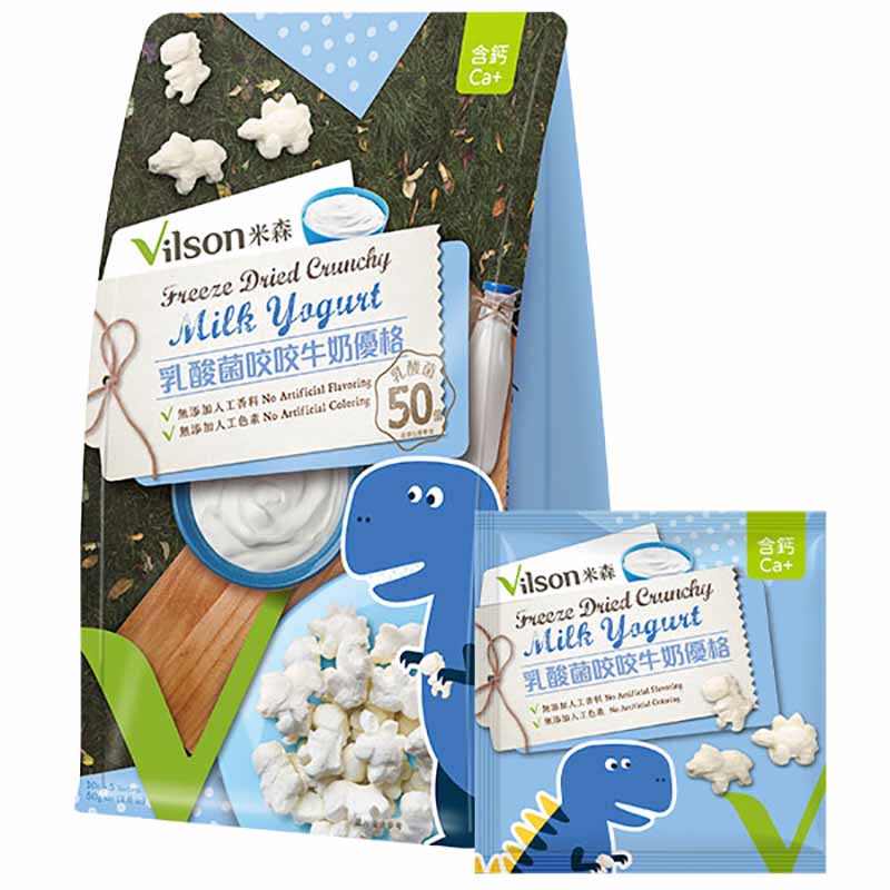 【米森 vilson】乳酸菌咬咬牛奶優格(10gx5包/袋), , large
