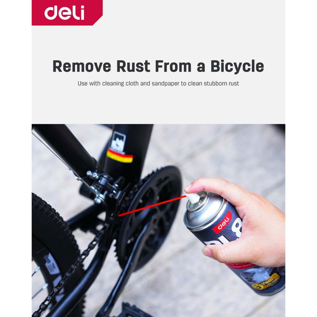 【deli tools】DL80 Professional Long-Lasting Anti-Rust Lubricant Multi-Purpose Penetrating Oil / Rust Remover / Cleaner-200ml, , large