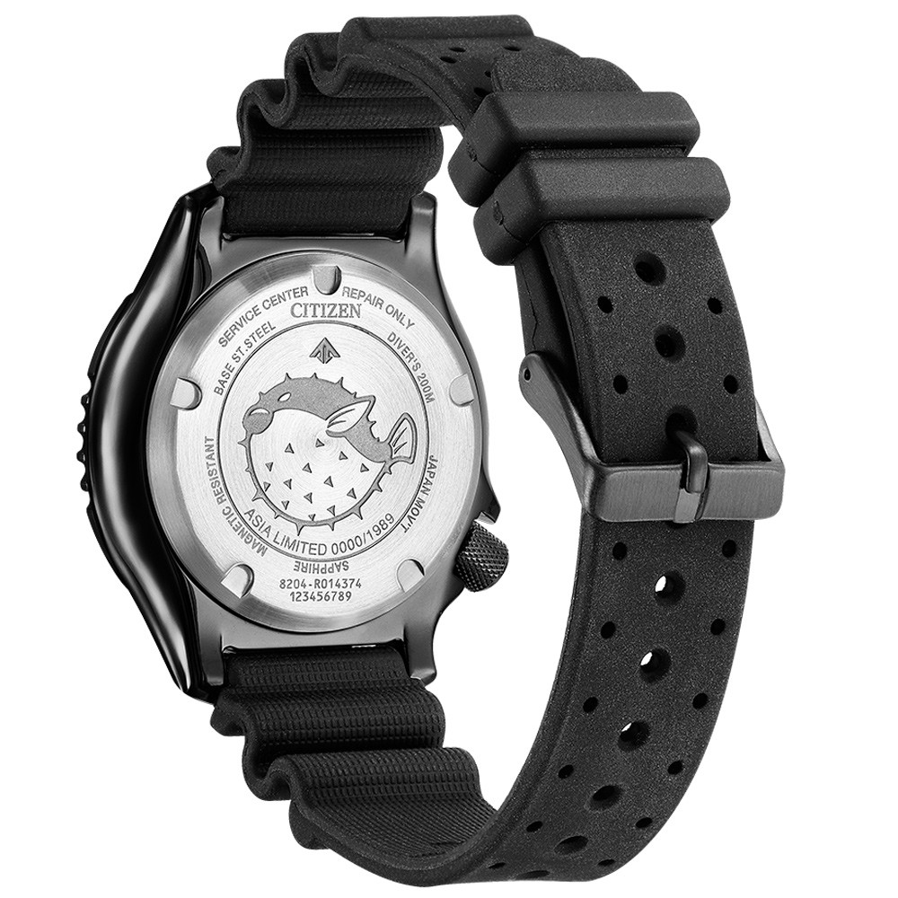 CITIZEN 星辰 PROMASTER 限量 鋼鐵河豚EX Plus 潛水機械錶 NY0138-14X, , large