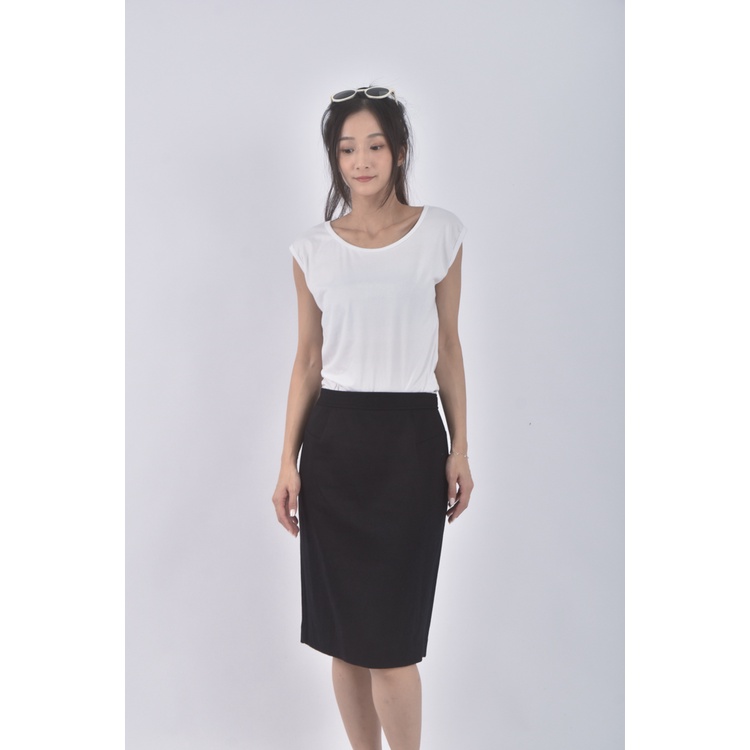 (S) naracamicie厚磅黑色長裙二手衣, , large