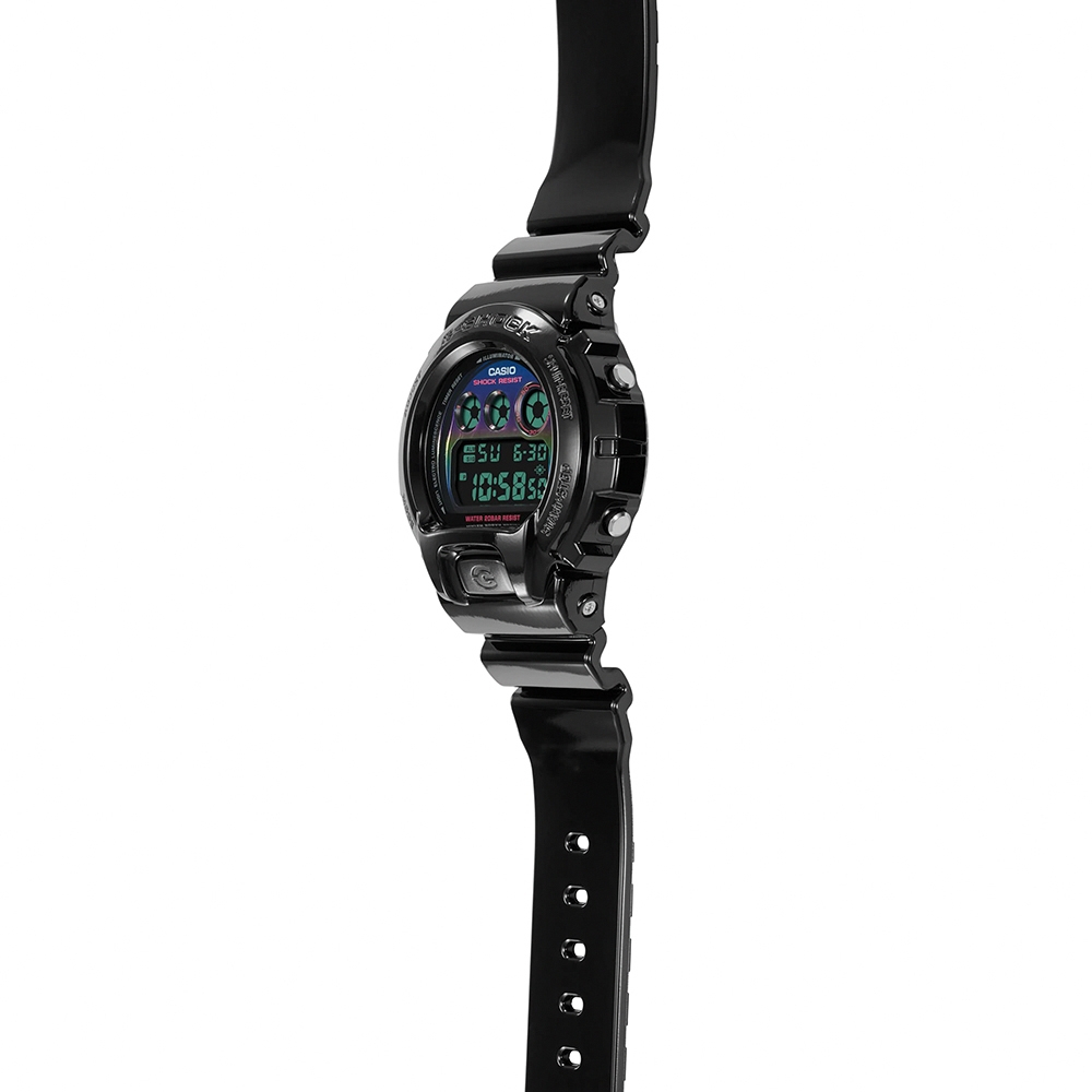 CASIO 卡西歐 G-SHOCK AI 探索虛擬彩虹系列電子錶 DW-6900RGB-1, , large