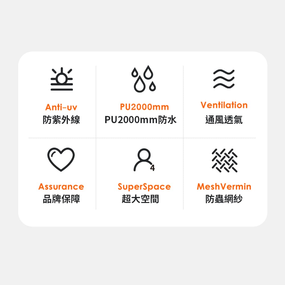 [JIELIEN]【XINCHANG信昌】戶外4-6人秒開帳篷, , large