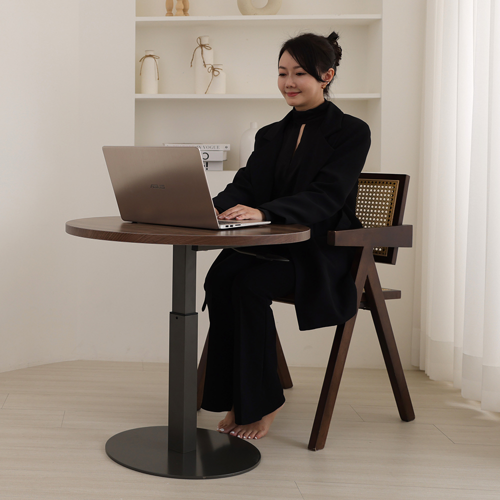 【KAKU健康生活】KA-4837 臺灣製造[魔法桌]氣壓升降茶几-矮桌-方-60x60cm 北歐白楓木, , large