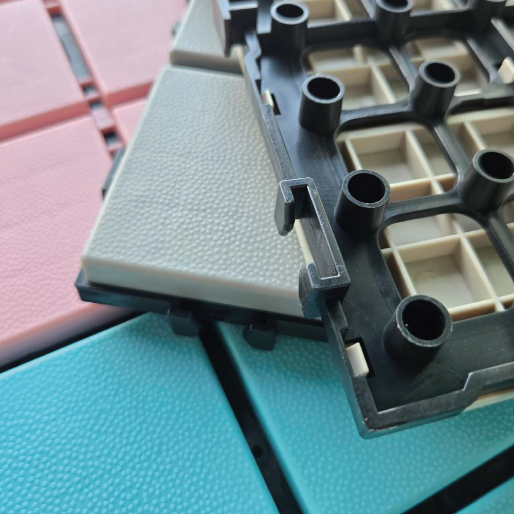 【怪獸】B+ 日式磚格防水拼接地板 單入 (30x30cm) -亞麻, , large