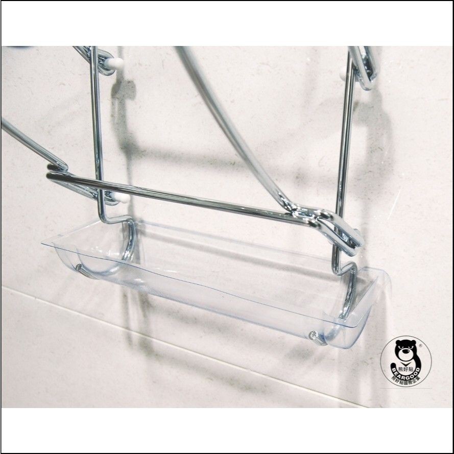 [Beargood sticker] Pot Lid Holder (Chrome-Plated Steel, Adhesive), , large