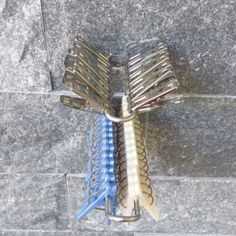 [Beargood sticker] Clip Hanger / Clothes Peg Rack (304 Stainless Steel), , large