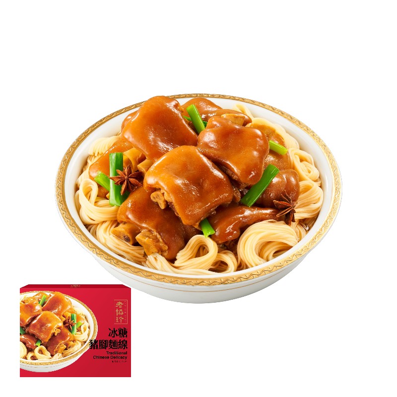 Sugar Braised Pork Knuckle with Noodles