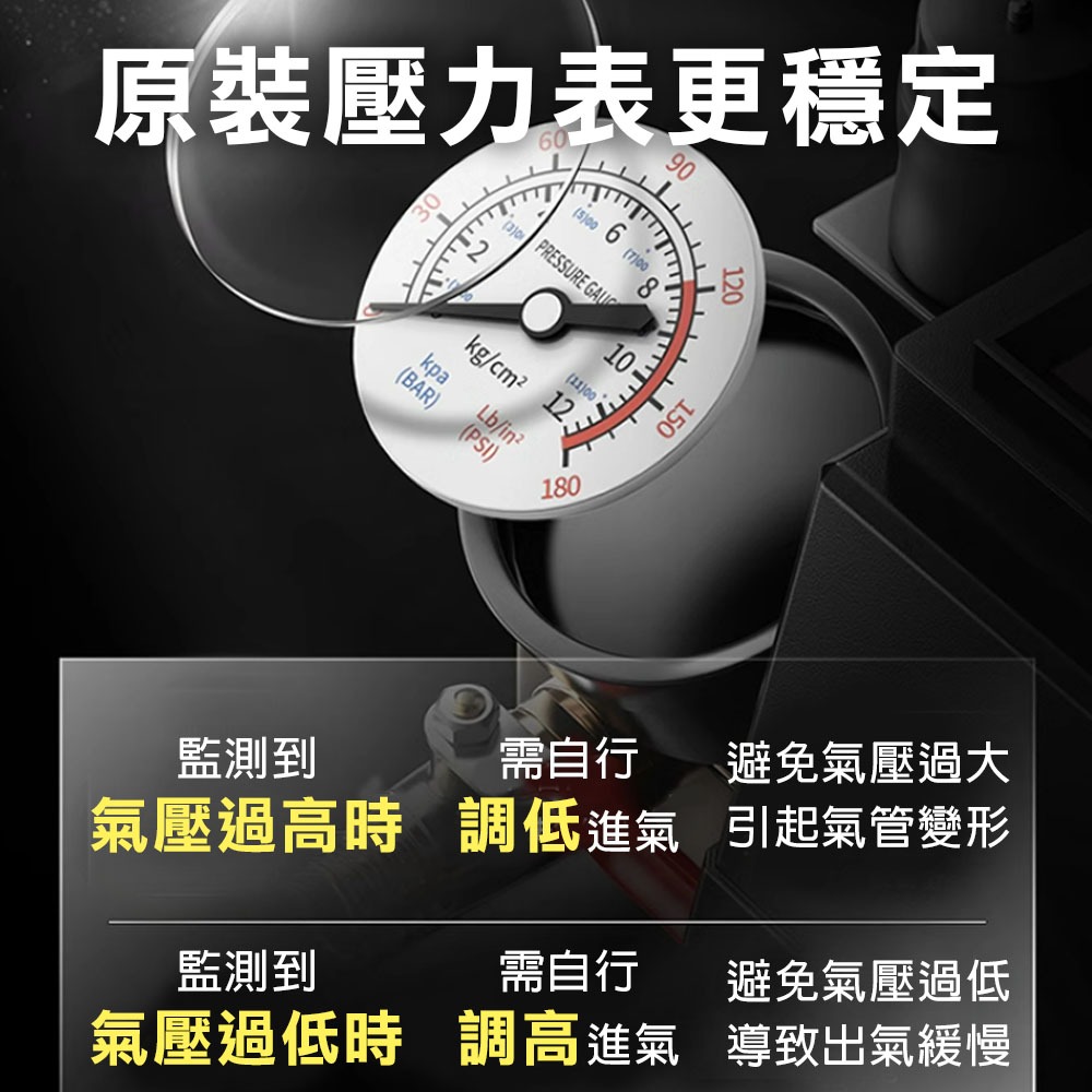 TOPWAY 無油式空壓機 9L 24L 雙缸 銅芯電機 110V/60Hz 壓縮機 靜音便攜 贈風槍風管 家用 工業, , large