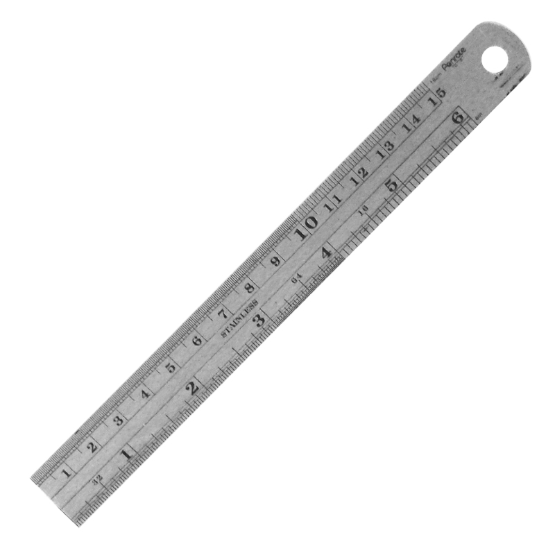 15cm Steel Ruler, , large