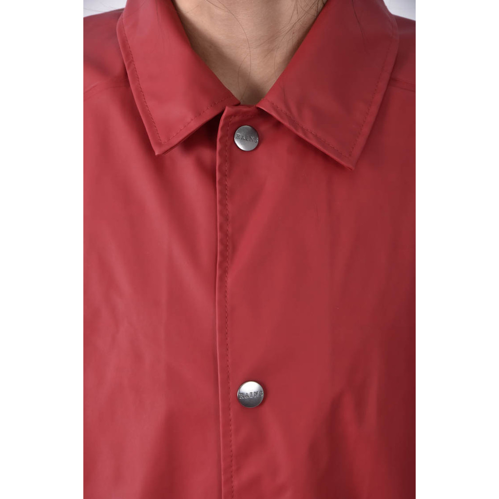 (M) rains質感素面紅色外套二手衣, , large